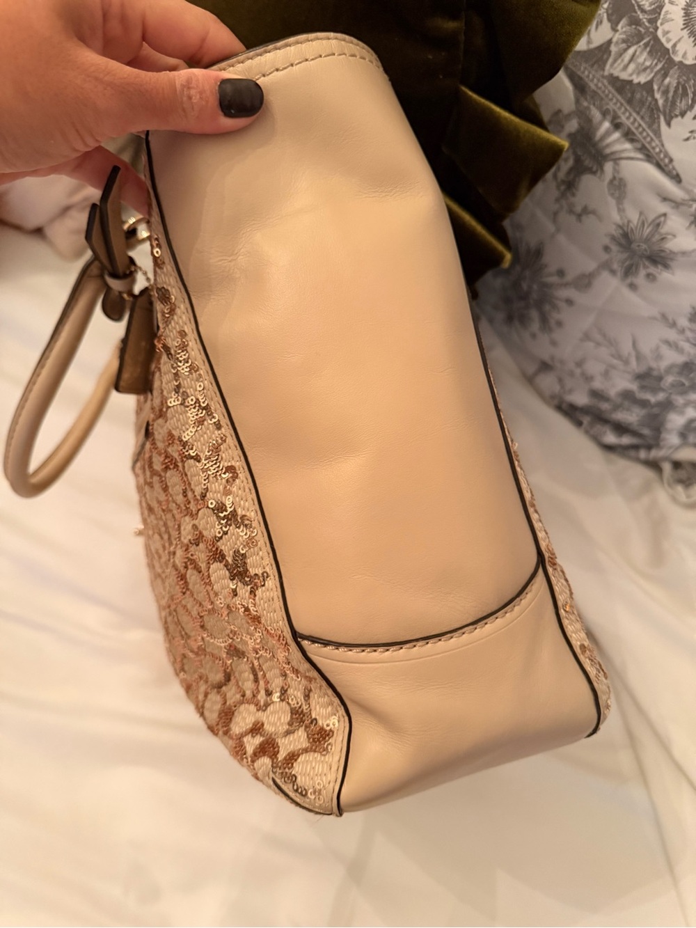 Coach Poppy Sequin Signature C Blaire tote - Picture 12 of 14